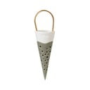 Decorațiune suspendată din ceramică Kähler Design Cone, înălțime 14,5 cm, verde
