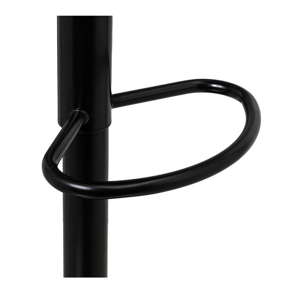 Scaune de bar negre cu înălțime ajustabilă 2 buc. din imitație de piele (înălțime șezut 56,5 cm) – Casa Selección-image-2