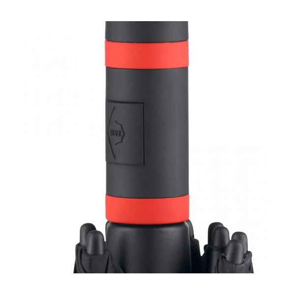Umbrelă anti-vânt Ambiance Fare Proof, ⌀ 112 cm, negru-roșu-image-4