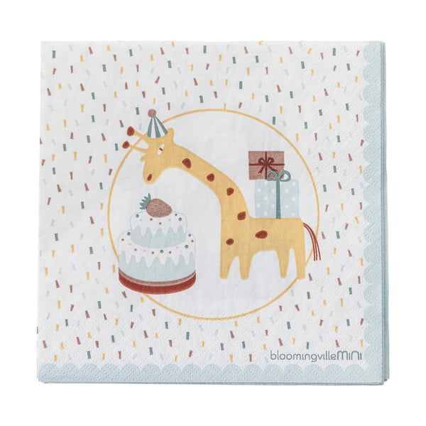 Șervețele 20 buc. din hârtie 33x33 cm Celebrate – Bloomingville Mini-image-3