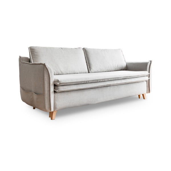 Canapea crem extensibilă 225 cm Charming Charlie – Miuform