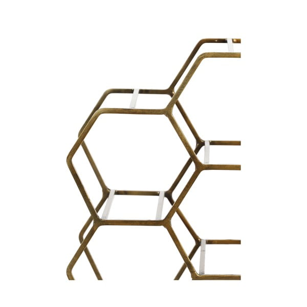 Suport de vinuri din metal bronz pentru 12 sticle Salbris - Light & Living-image-4