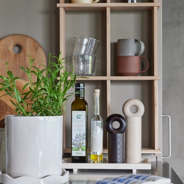 Ghiveci decorativ din gresie handmade ø 16,5 cm Nami – OYOY Living Design-image-1