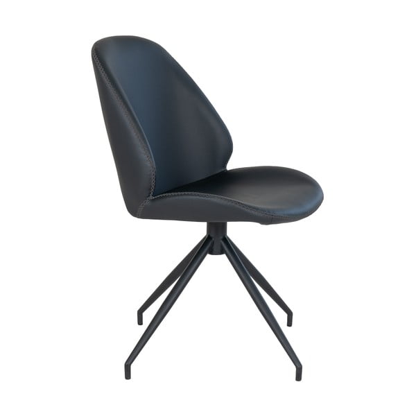 Scaune de dining negre 2 buc. Monte – House Nordic-image-2