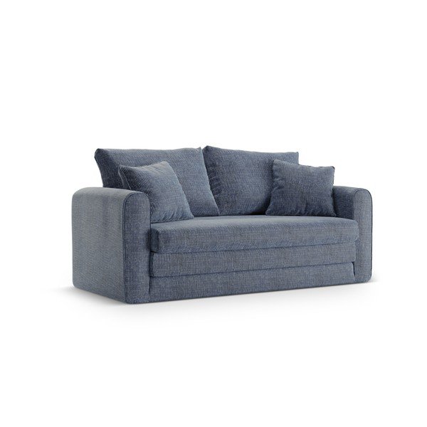 Canapea albastru prăfuit extensibilă 158 cm Lido – Micadoni 