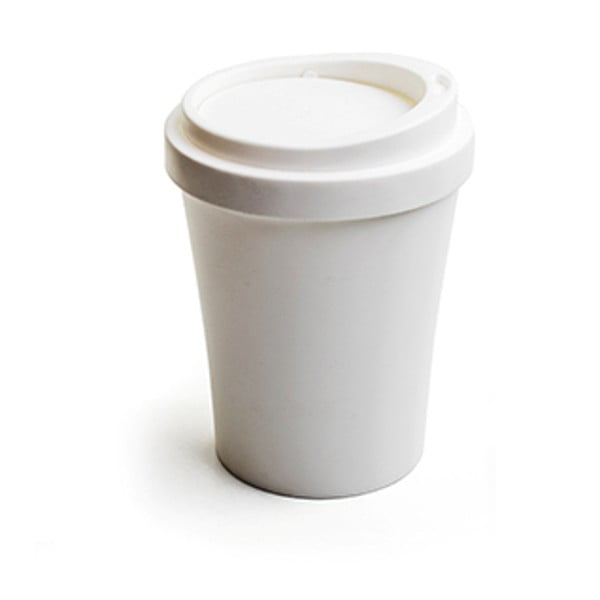 Coș de gunoi Qualy&CO Coffee Bin, alb