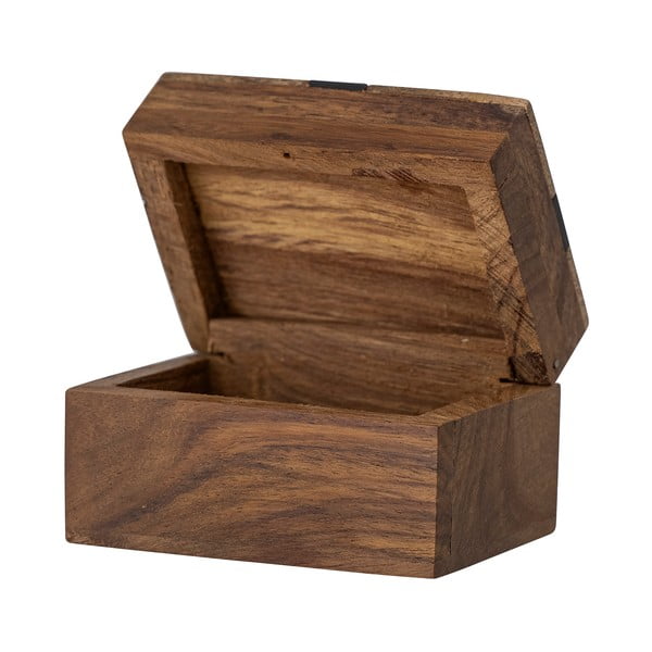 Cutie de depozitare maro din lemn decorativă 6,5x4,5x4 cm Cemile – Bloomingville-image-2