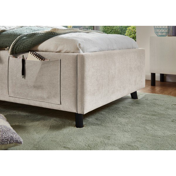 Pat pentru copii  bej fără somieră 90x200 cm Cosy – Meise Möbel-image-3
