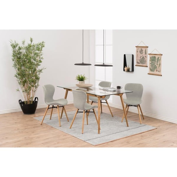 Scaune de dining bej/natural 2 buc. Batilda – Actona-image-2