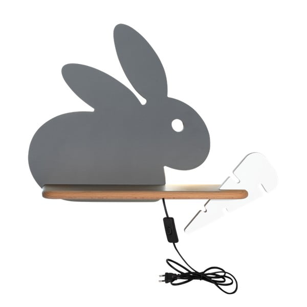 Corp de iluminat pentru copii gri Rabbit – Candellux Lighting