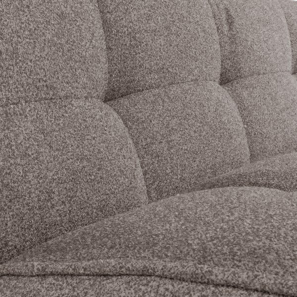 Canapea maro cu tapițerie din țesătură bouclé 204 cm Cluster – vtwonen-image-1