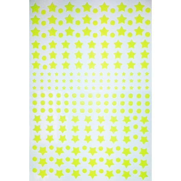 Set autocolante fosforescente de perete Ambiance Milky Way, 240 buc.-image-1