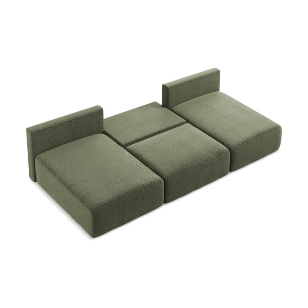 Colțar verde extensibil/cu spațiu de depozitare Kalena – Makamii-image-4