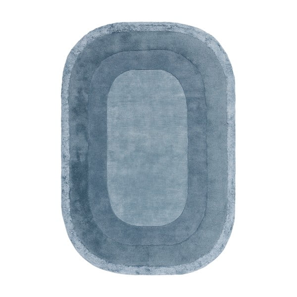 Covor albastru handmade din amestesc de lână 200x290 cm Halo – Asiatic Carpets