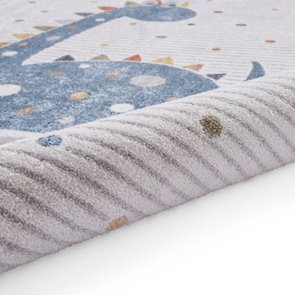 Covor pentru copii albastru/gri deschis 120x170 cm Vida Kids Dinosaur – Think Rugs-image-4