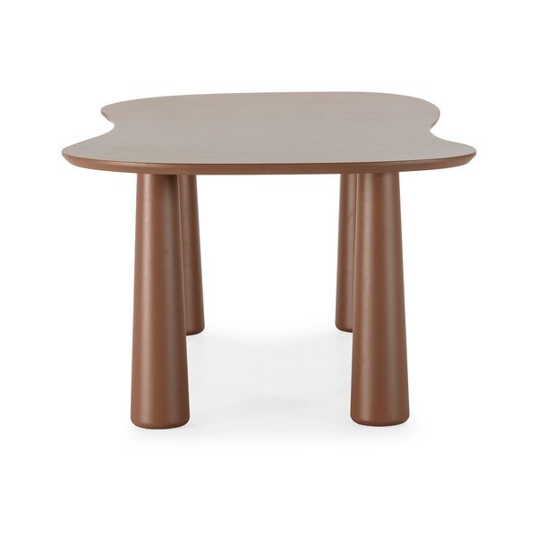 Măsuță de cafea maro cu blat din lemn de pin 110x220 cm Nahia – MOME-image-3