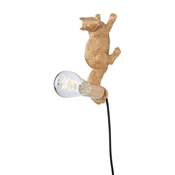 Aplică de perete Globen Lighting Squirrel Puff, alămiu