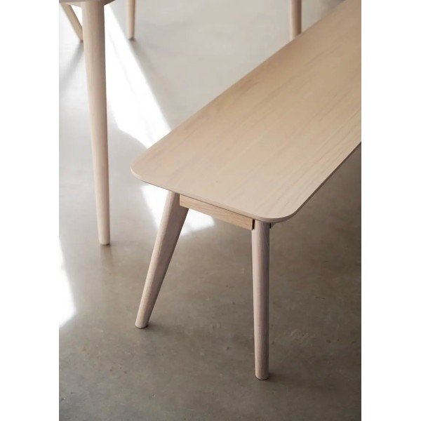 Bancă din lemn de stejar Rowico Yumi-image-2