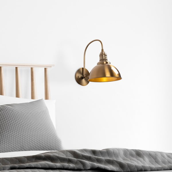 Aplică de perete bronz ø 21 cm Varzan – Opviq lights-image-1