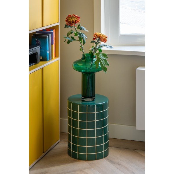 Măsuță auxiliară rotundă din ceramică ø 33 cm Retro Tiles – Leitmotiv-image-2