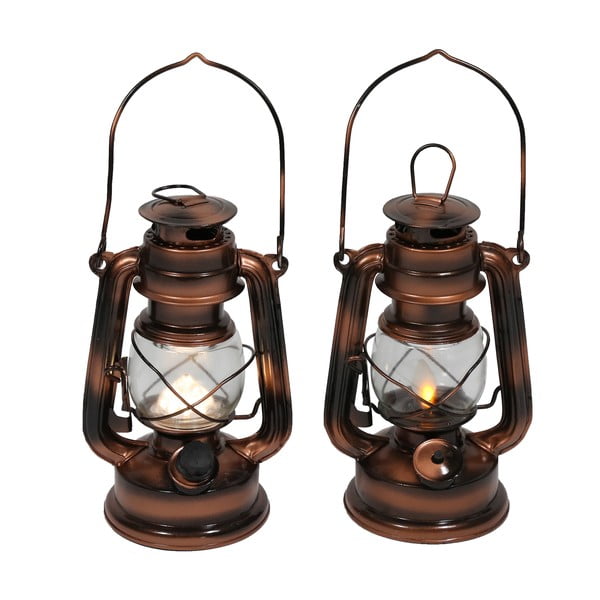 Felinar cu LED în culoarea bronz (înălțime 19 cm) – Hilight-image-2