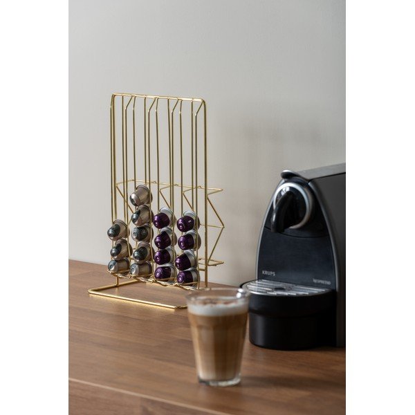 Suport pentru capsule de cafea auriu   Wired – PT LIVING-image-1
