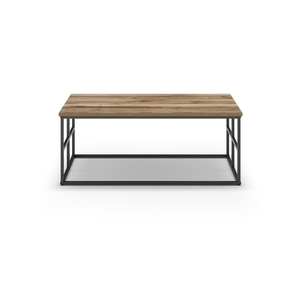 Măsuță de cafea în culoare naturală cu blat cu aspect de lemn de nuc 60x100 cm Laila – Marckeric-image-2