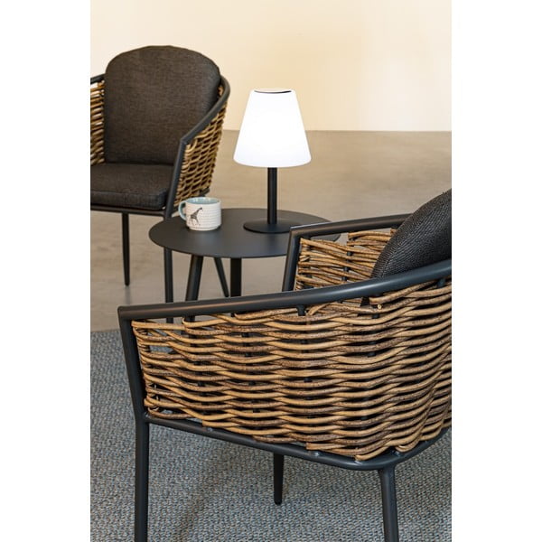 Măsuță de grădină rotundă din aluminiu ø 50 cm Ridley   – Bizzotto-image-2