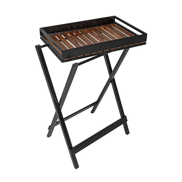 Măsuță auxiliară cu blat din lemn de acacia 42x60 cm Taba – Wenko-image-3