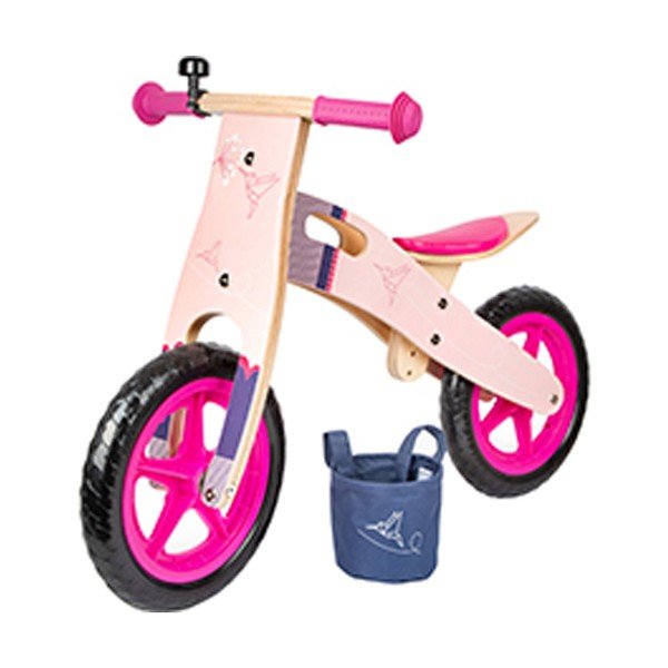 Bicicleta de echilibru pentru copii Legler Hummingbird, roz-image-3