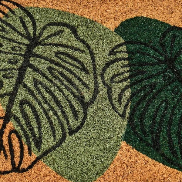 Covoraș de intrare din fibre de nucă de cocos 40x60 cm Welcome – Casa Selección-image-1