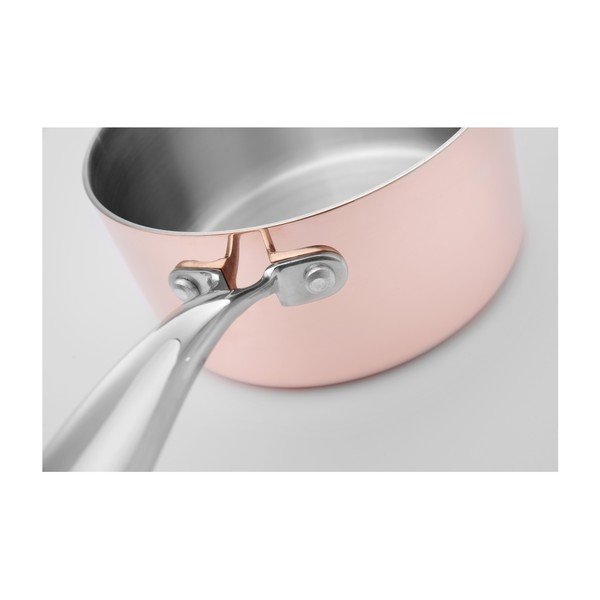 Cratiță din cupru cu oțel inoxidabil Hendi, ø 16,5 cm-image-1