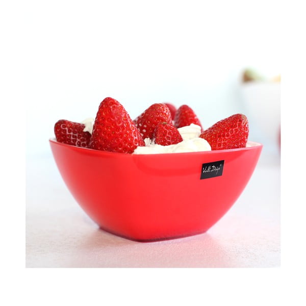 Bol pentru salată Vialli Design, 14 cm, roșu-image-1