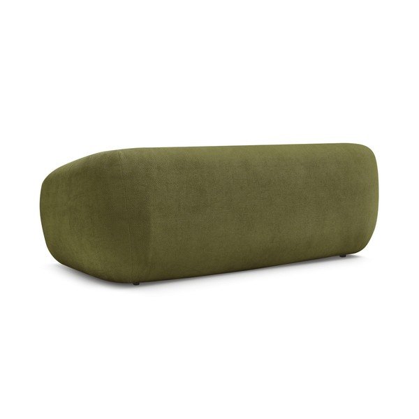 Canapea verde extensibilă cu tapițerie din chenille 228 cm Neyo – Bobochic Paris-image-4