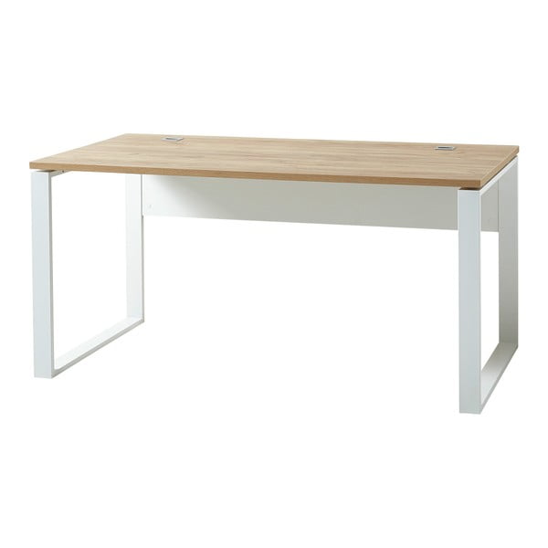Birou cu aspect de stejar 158x79 cm Lioni - Germania-image-4