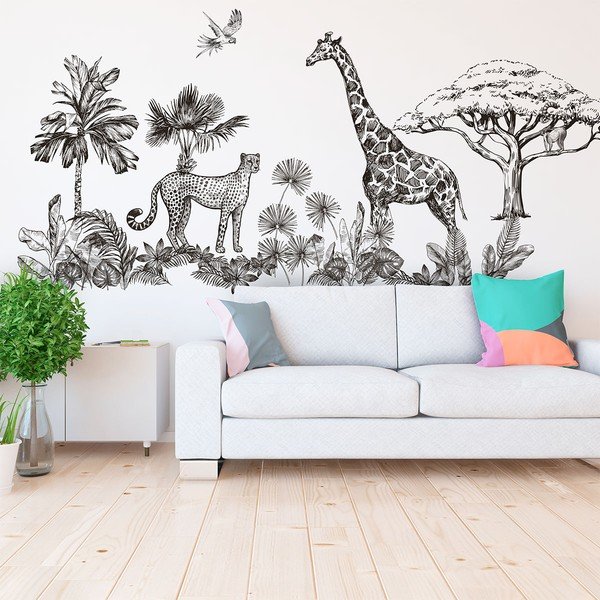 Autocolante decorative pentru perete Ambiance Savanna-image-3