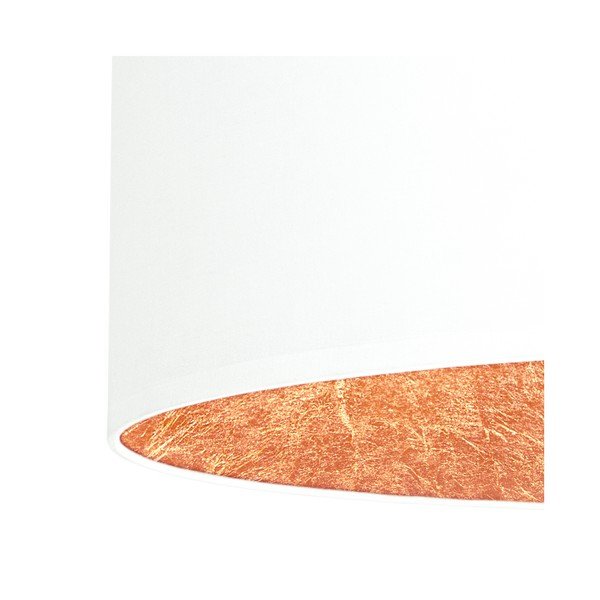 Lustră cu interior arămiu Sotto Luce Mika, ⌀ 40 cm, alb-image-3