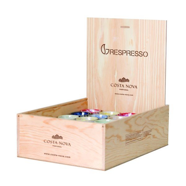 Cești 40 buc. pentru espresso din gresie ceramică 100 ml Grespresso – Costa Nova