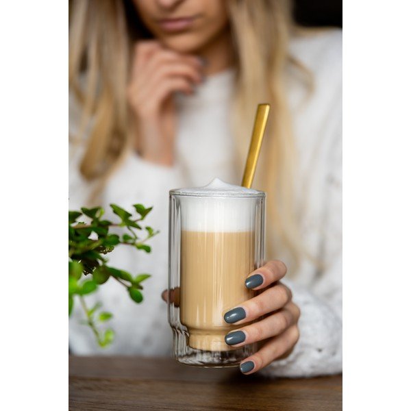 Set 2 pahare cu pereți dubli Vialli Design, 300 ml-image-3