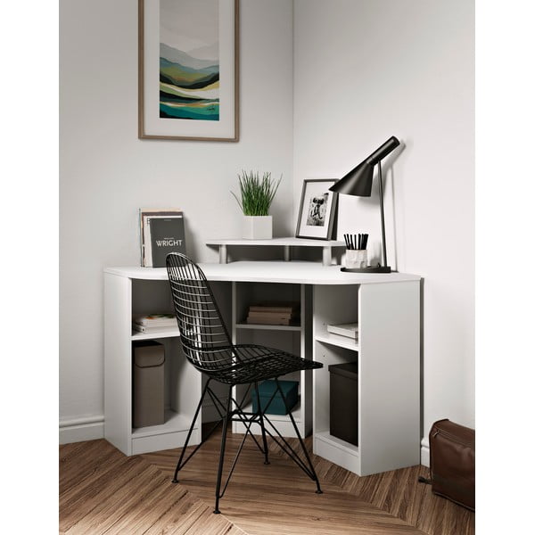 Birou alb 94x94 cm - TemaHome -image-1