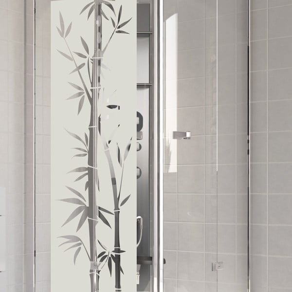 Autocolant rezistent la apă, pentru cabina de duș, Ambiance Bamboo-image-3
