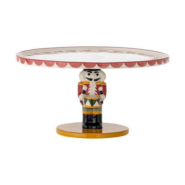 Platou etajat din gresie  cu model de Crăciun Jolly – Bloomingville