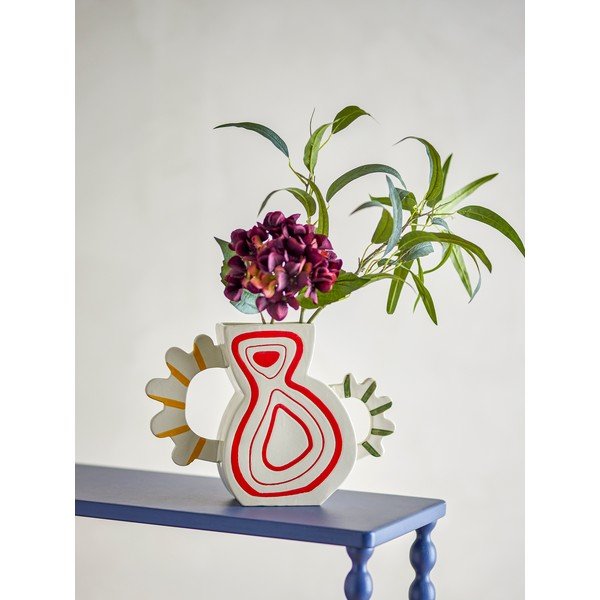 Vază din gresie pictată manual (înălțime 26 cm) Samila – Bloomingville-image-2