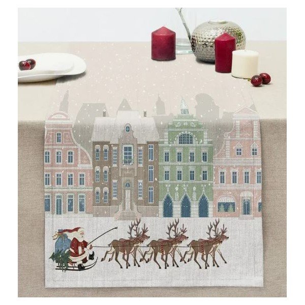 Napron de masă 45x140 cm  cu model de Crăciun Merry Christmas – Mila Home-image-1