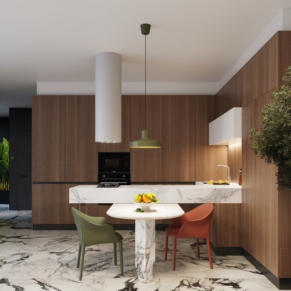 Lustră verde ø 35 cm Vito – Sollux-image-2