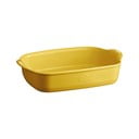 Vas de copt din ceramică Emile Henry Ultime, 29 x 19 cm, galben