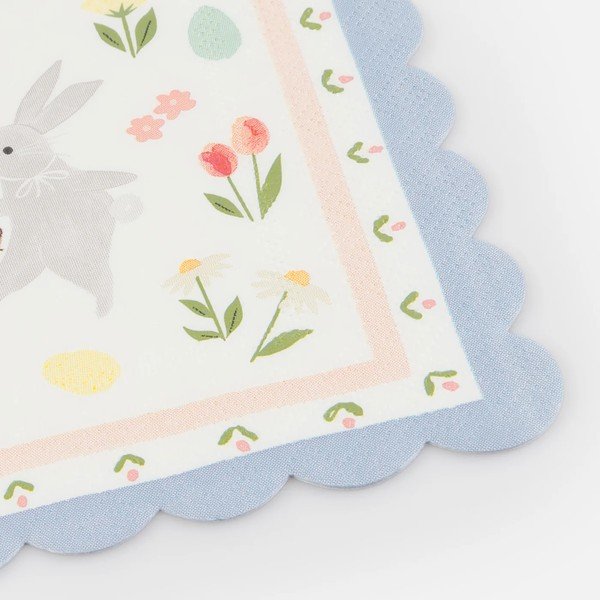 Șervețele 16 buc. din hârtie Easter Bunny – Meri Meri-image-1