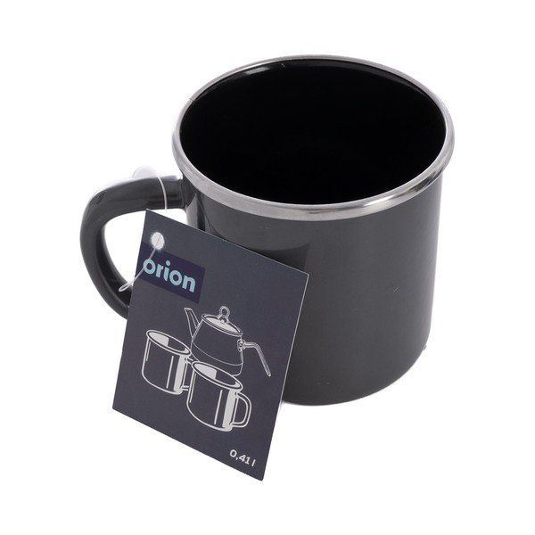 Cană gri închis pentru latte 410 ml – Orion-image-2
