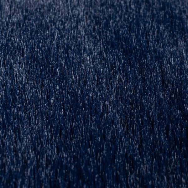 Blană albastru-închis sintetică 200x290 cm Ivy Luxury Fur – Flair Rugs-image-4