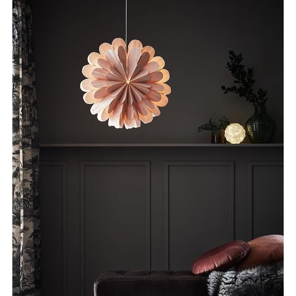 Decorațiune luminoasă de Crăciun roz suspendată Marigold – Markslöjd-image-2